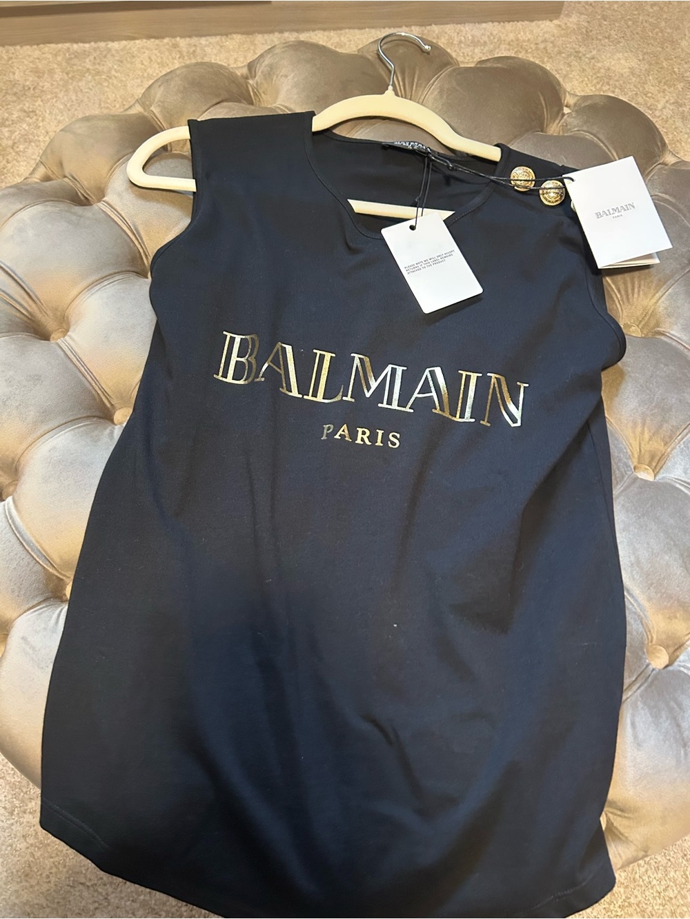 Balmain sleeveless top